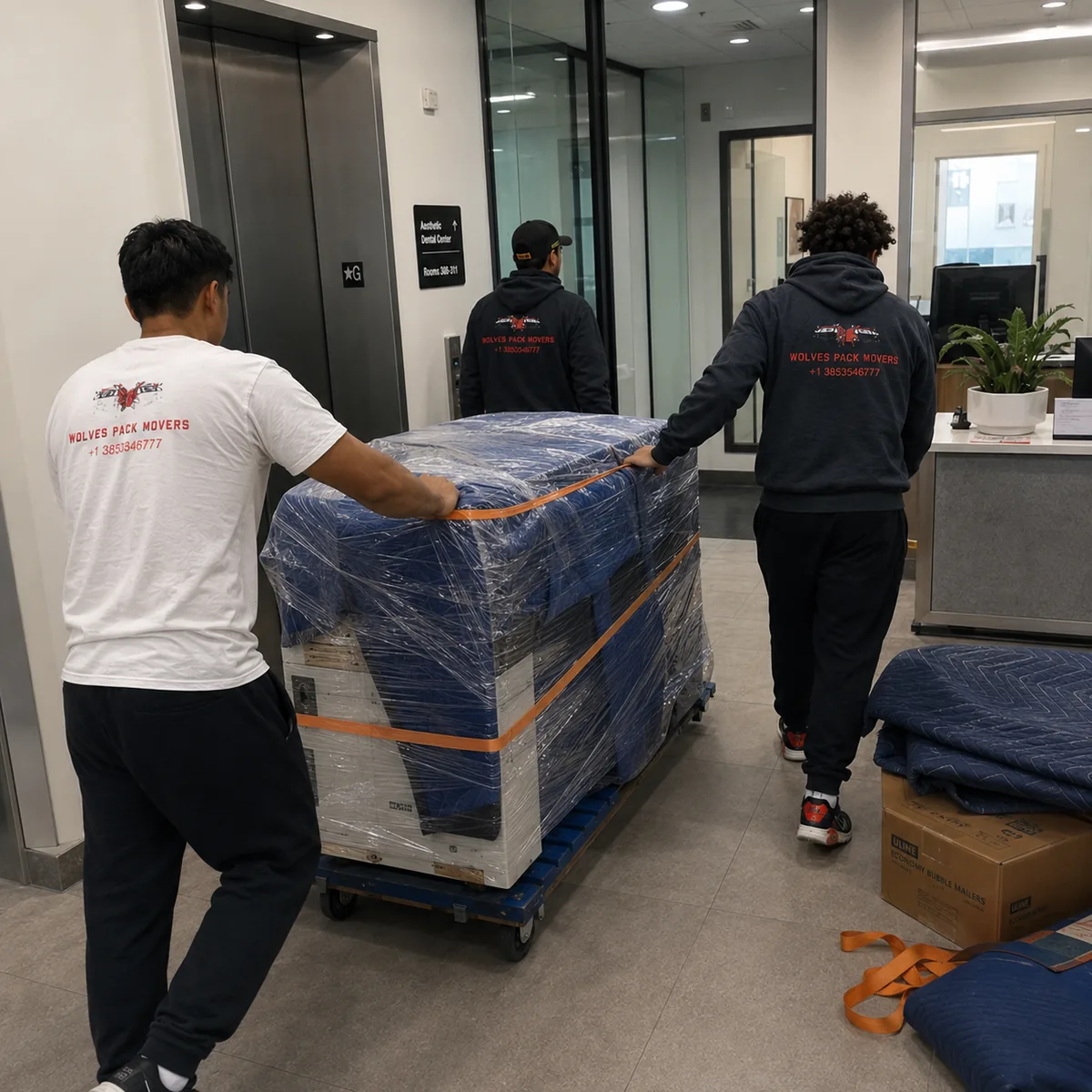 Retail display case movers Utah