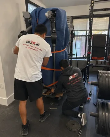 Loading commercial HVAC equipment in Portland, Oregon