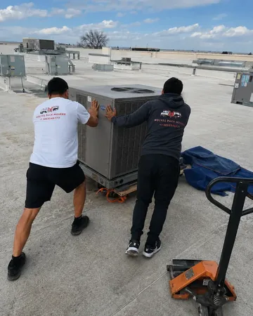 Rooftop HVAC and AC unit movers in Oregon