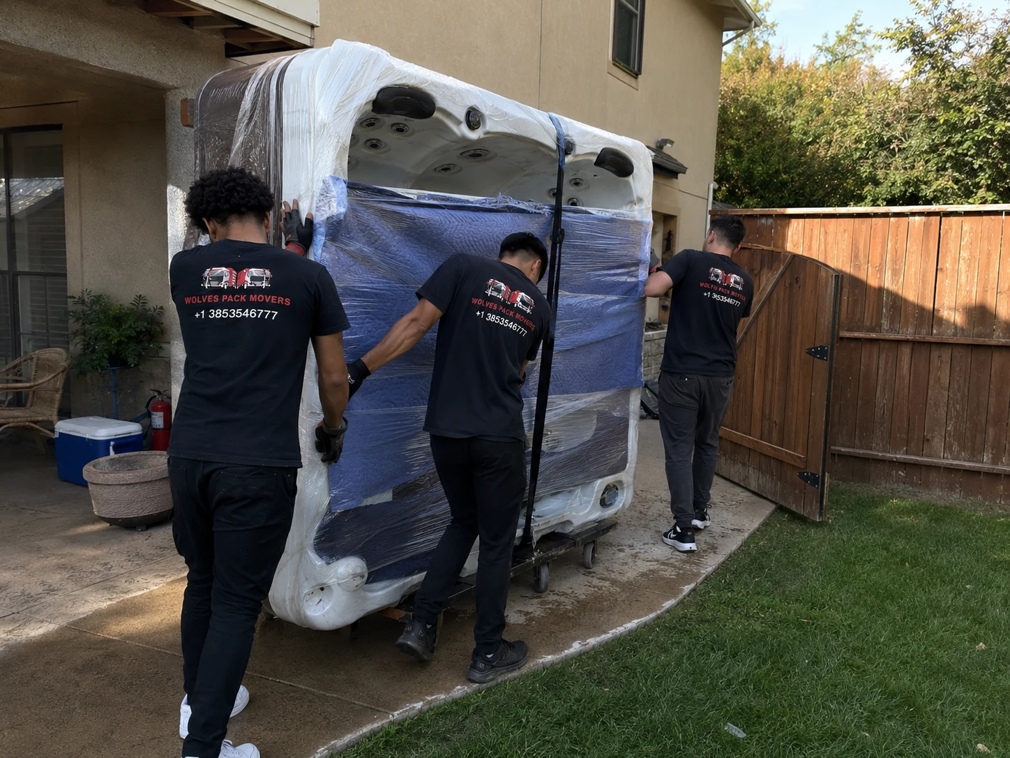 Hot tub and spa moving Utah