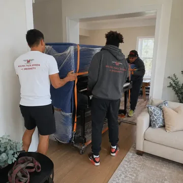 Piano moving company Utah stairs and tight spaces