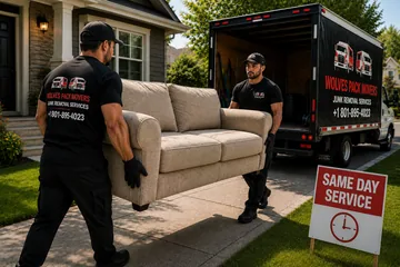 Same-day couch removal service in Utah