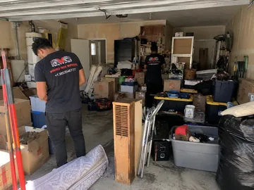 Estate items sorted for keep, donate and haul in Utah