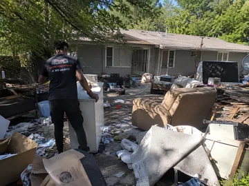 Rental property contents loaded into a trailer in Utah