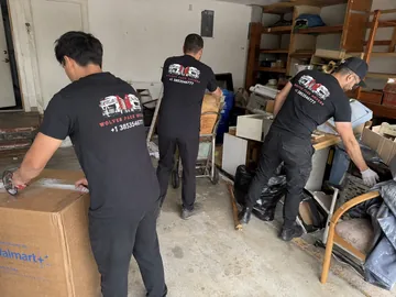 Professional eviction cleanout and property clearance team