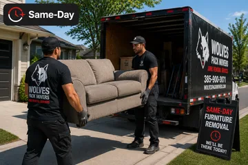 Same-day furniture removal service in Utah