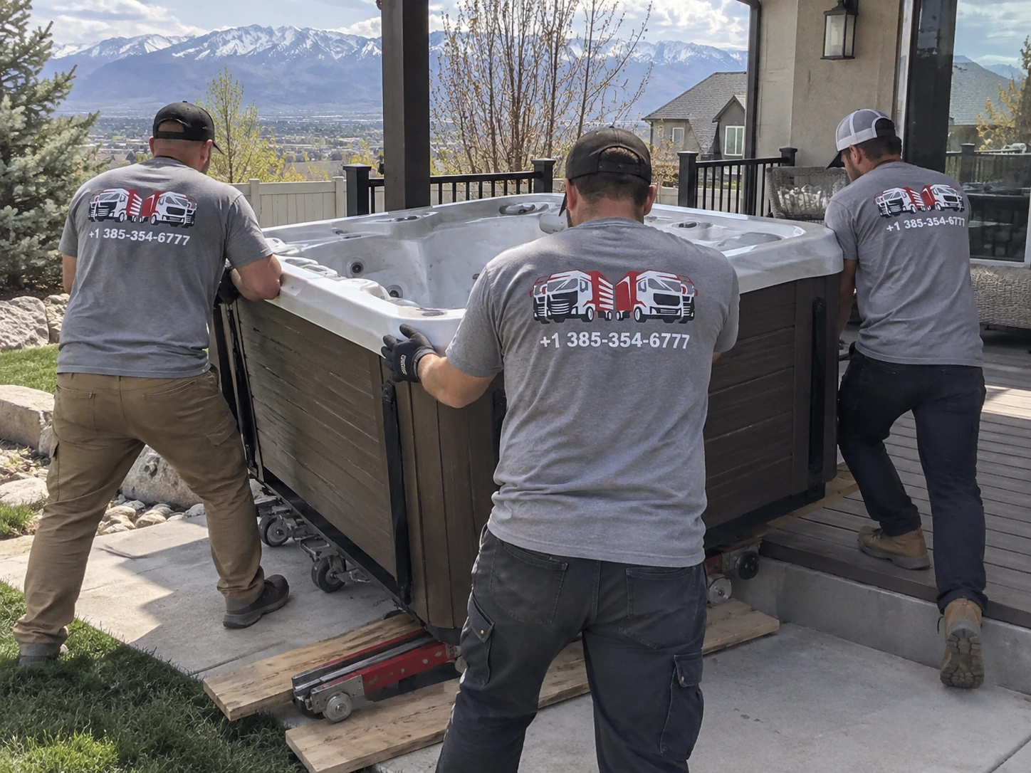 Professional spa relocation Utah