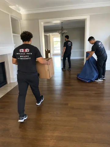 Crew clearing a home during a Utah house cleanout