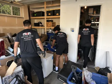 Belongings boxed during a Utah house cleanout