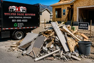 Construction trash and debris removal in Utah